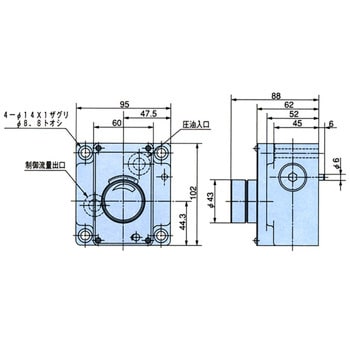 FT-G02-8-22 流量制御弁 1台 NACHI(不二越) 【通販サイトMonotaRO】