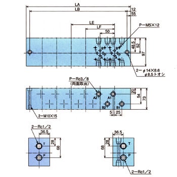 MOB-01Y-W4-10 ベースブロック 1台 NACHI(不二越) 【通販サイトMonotaRO】