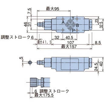 フローレギュレーターモジュラーバルブ NACHI(不二越)