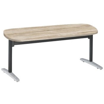 87AHCM MEW4 Lives�~�[�e�B���O�e�[�u�� T���r�V�t���b�v/�ȉ~�` 1800�~900�~720 �I�J����(�������쏊) �L���X�^�[�L �����~�����ϔ� 07009515