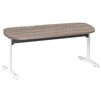 87AHCM MET1 Lives�~�[�e�B���O�e�[�u�� T���r�V�t���b�v/�ȉ~�` 1800�~900�~720 �I�J����(�������쏊) �L���X�^�[�L �����~�����ϔ� 07009585