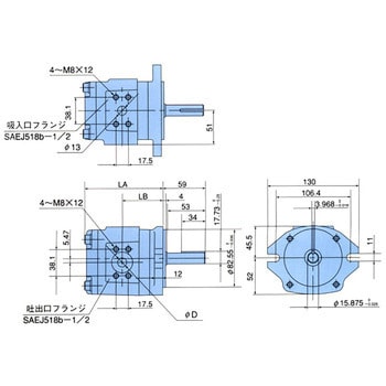 IPH-2B-3.5-11 ギヤポンプ(IPポンプ) 1台 NACHI(不二越) 【通販サイト