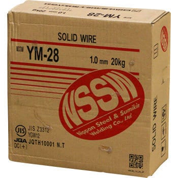 溶接ワイヤー日鉄ソリッドワイヤー　YM-55C 1.2φ×400kgパック(4個)