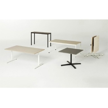 Livesミーティングテーブル 4本角脚片側キャスター/矩形 1500×750×720 CU オカムラ(岡村製作所)