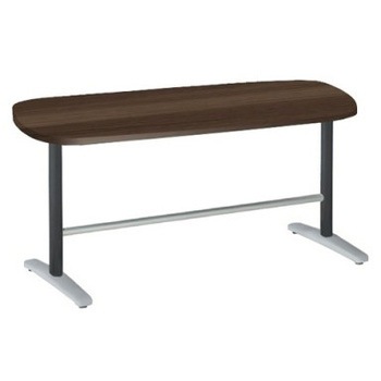 87AFCM MEV3 Livesミーティングテーブル T字脚天板固定/楕円形 1800×900×720 オカムラ(岡村製作所) 07015508