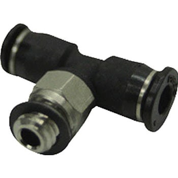 タップタッチ用 チューブ継手PB4-M6M(Φ4．0xΦ2．5ホース用) 扶桑精機