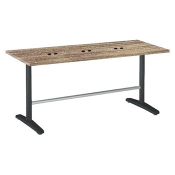 87AFFH MES2 Livesミーティングテーブル T字脚天板固定/矩形 1800×750×720 CU付 オカムラ(岡村製作所) 07019121