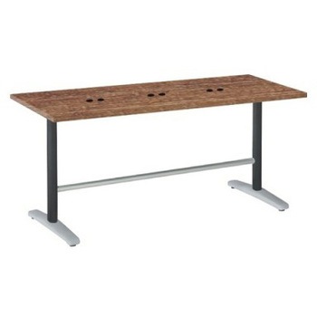 87AFFH MEW3 Livesミーティングテーブル T字脚天板固定/矩形 1800×750×720 CU付 オカムラ(岡村製作所) 07019130