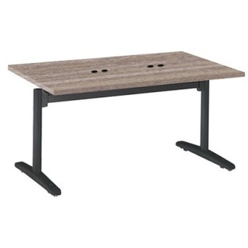 87AHFL MES1 Livesミーティングテーブル T字脚天板フラップ/矩形 1500×900×720 CU付 オカムラ(岡村製作所) 07019595