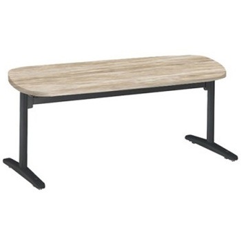 87AHCM MES4 Lives�~�[�e�B���O�e�[�u�� T���r�V�t���b�v/�ȉ~�` 1800�~900�~720 �I�J����(�������쏊) �L���X�^�[�L �����~�����ϔ� 07019805