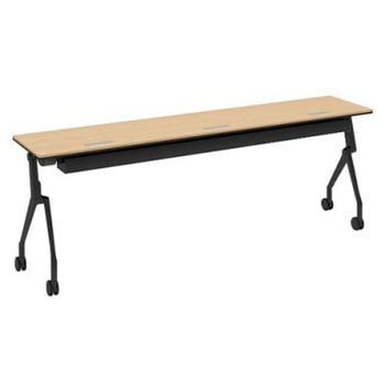 81B4VS MP67 インターアクトNT ブラック脚 配線孔付 棚板無 幕板無 オカムラ(岡村製作所) 07026875