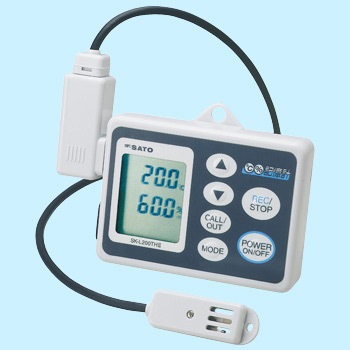 SK-L200THⅡ(LTHⅡ-2付) データロガー記録計 (温湿度タイプ)センサー付 佐藤計量器製作所 07032846