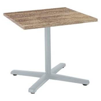 87ABAE MER2 Livesミーティングテーブル 単柱脚天板固定/矩形 750×750×720 オカムラ(岡村製作所) 07033331