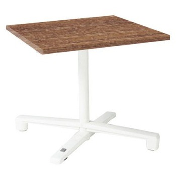 87AEAE MET3 Livesミーティングテーブル 単柱脚天板フラップ/矩形 750×750×720 オカムラ(岡村製作所) 07034049