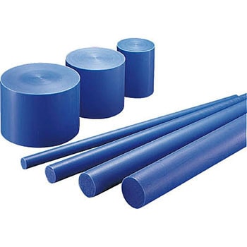 プラスチック MC901 丸棒（青） 直径 90mm 620 mm :954421223
