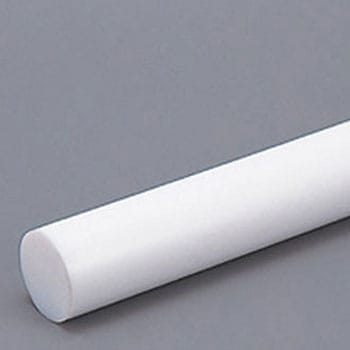 プラスチック PTFE 丸棒（白） 直径 70mm 630 mm-