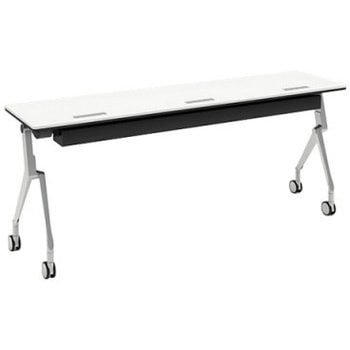 81B4LX MH47 インターアクトNT シルバー脚 配線孔付 棚板無 幕板無 オカムラ(岡村製作所) 07038931