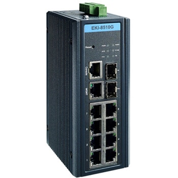 【産業用マネージドTSNスイッチ】8ポートGbE+2ポートSFP (EKI-8510G) Advantech(アドバンテック)