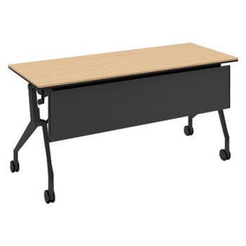 81B4RD MP67 インターアクトNT ブラック脚 配線孔無 棚板無 樹脂幕板付 オカムラ(岡村製作所) 07042711