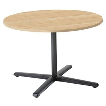 87ABGP MAS2 Livesミーティングテーブル 単柱脚天板固定/丸形 1050Φ×720 CU付 オカムラ(岡村製作所) 07043998