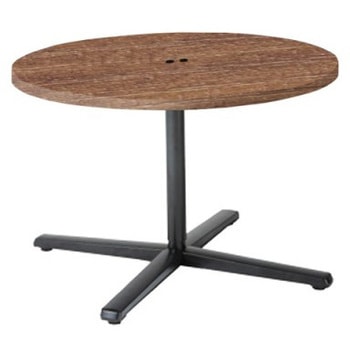 87ABGJ MES3 Livesミーティングテーブル 単柱脚天板固定/丸形 900Φ×720 CU付 オカムラ(岡村製作所) 07052556