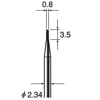 精密彫刻用超硬カッター ミニター ロータリーバー 【通販モノタロウ】