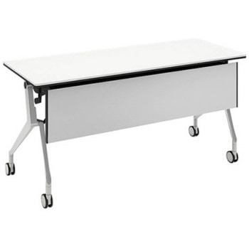 81B4JD MH47 インターアクトNT シルバー脚 配線孔無 棚板無 樹脂幕板付 オカムラ(岡村製作所) 07054726