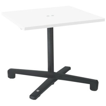 87AEFE MAS1 Livesミーティングテーブル 単柱脚天板フラップ/矩形 750×750×720 CU付 オカムラ(岡村製作所) 07058689