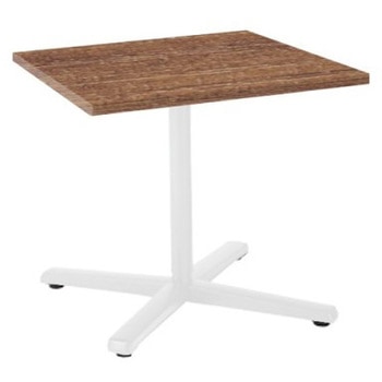 87ABAE MET3 Livesミーティングテーブル 単柱脚天板固定/矩形 750×750×720 オカムラ(岡村製作所) 07064578