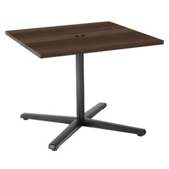 87ABFJ MDA6 Livesミーティングテーブル 単柱脚天板固定/矩形 900×900×720 CU付 オカムラ(岡村製作所) 07074631