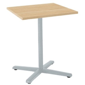 87ACAE MQ87 Livesミーティングテーブル 単柱脚天板固定/矩形 750×750×1000 オカムラ(岡村製作所) 07076995