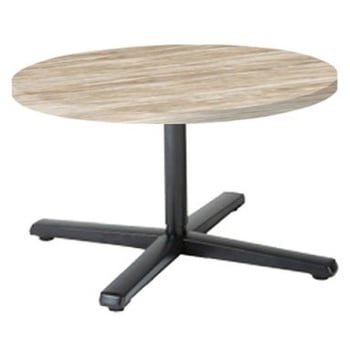 87AABE MES4 Livesミーティングテーブル 単柱脚天板固定/丸形 750Φ×500 オカムラ(岡村製作所) 07078551