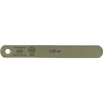 DIA JIS規格すきまゲージリーフ3．00X100A型 永井ゲージ製作所