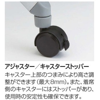 フラプター ブラック脚 棚板付 幕板付 オカムラ(岡村製作所)