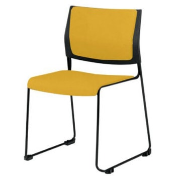 8105XC FSG9 ケッテ クローズ脚 座パッドタイプ 背パッド付 ブラックフレーム ブラックシェル オカムラ(岡村製作所) 07099736