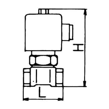 DS11N-J2 定水位弁 ベン 直動式 水道水・工業用水 呼び径(B)1/2 DS11N-J2 - 【通販モノタロウ】