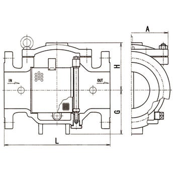 配管材料 ストレーナ KT1-CN型 80A - 自転車