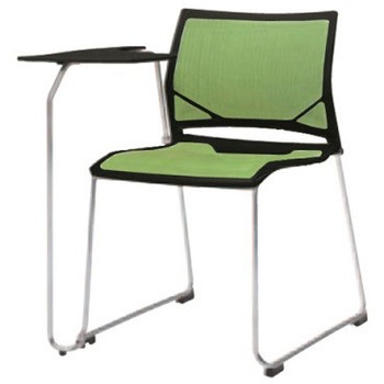 81R1TR FZF3 ツァルト クローズ脚 肘無タブレット付 メッシュ ブラックシェル メッキフレーム オカムラ(岡村製作所) 07104539