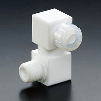 PTFE フレキシブルハーフオスジョイント 1/2Φ×R1/2 フロンケミカル