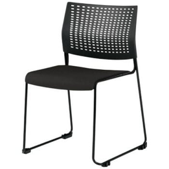 8105XB FSF1 ケッテ クローズ脚 座パッドタイプ 背パッドなし ブラックフレーム ブラックシェル オカムラ(岡村製作所) 07110060