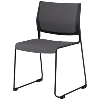 8105XC FSG2 ケッテ クローズ脚 座パッドタイプ 背パッド付 ブラックフレーム ブラックシェル オカムラ(岡村製作所) 07112510