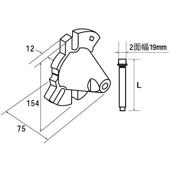 京都機械工具(KTC) スライドハンマプラー用ハブプラー (6穴用) AS309