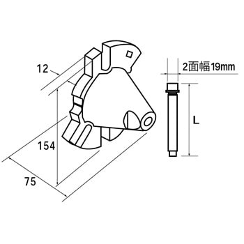 スライドハンマプラー用ハブプラー KTC スライドハンマー関連工具