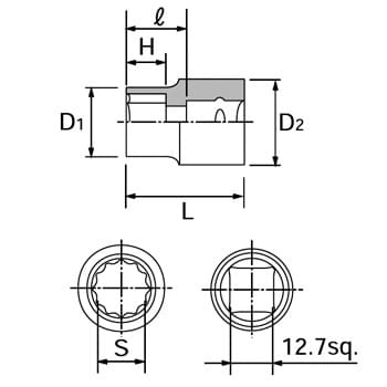ソケット (12角)