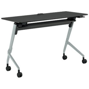 81F5FR MER8 マルカ サイドフォールドテーブル コンセントユニット付 棚板付 樹脂幕板無 1200×450 オカムラ(岡村製作所) 07115635