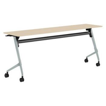 81F5AX MDA1 マルカ サイドフォールドテーブル 棚板無 樹脂幕板無 1800×450 オカムラ(岡村製作所) 07115730