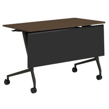 81F5AF MDA6 マルカ サイドフォールドテーブル 棚板無 樹脂幕板付 1200×600 オカムラ(岡村製作所) 07117008