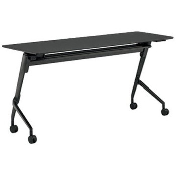 81F5BZ MES8 マルカ サイドフォールドテーブル 棚板付 樹脂幕板無 1500×600 オカムラ(岡村製作所) 07117261