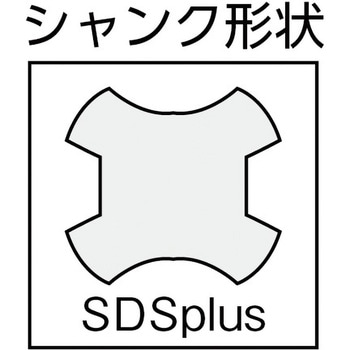 DLSDS03811 デルタゴンビットSDS・プラス(デルタ軸) 1本 ミヤナガ