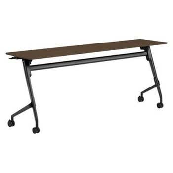 81F5AX MDA6 マルカ サイドフォールドテーブル 棚板無 樹脂幕板無 1800×450 オカムラ(岡村製作所) 07120815